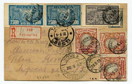 !!! RUSSIE : ENTIER POSTAL RECOMMANDE DE PETROGRAD POUR TALLIN 21/6/1922 - Covers & Documents