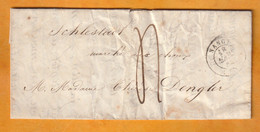 1844 - Lettre Pliée Avec Corresp Familiale De 3 P De Nancy Petit Cachet Vers Sélestat - Cad Arrivée - Taxe  3 - 1801-1848: Précurseurs XIX