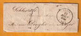 1840 - Lettre Pliée Avec Corresp Familiale De 3 P De Nancy Petit Cachet Vers Sélestat - Cad Arrivée - Taxe  4 - 1801-1848: Voorlopers XIX