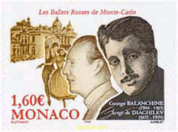 142025 MNH MONACO 2004 95 ANIVERSARIO DEL BALLET RUSO DE MONTECARLO - Autres & Non Classés