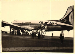 CORSE - LIGNE AVIATION AJACCIO / NICE En 1956 - Appareil AIR FRANCE Douglas C54A - Personnel Navigant - Ajaccio