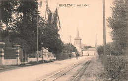 Belgique - Roclenge Sur Geer - Edit. Henri Kaquet - Vélo - Clocher - Carte Postale Ancienne - Bassenge