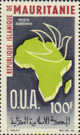 161010 MNH MAURITANIA 1966 ORGANIZACION DE LA UNIDAD AFRICANA - Mauritanie (1960-...)