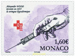 161271 MNH MONACO 2004 150 ANIVERSARIO DE LA JERINGUILLA HIPODERMICA - Sonstige & Ohne Zuordnung