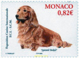 161305 MNH MONACO 2005 EXPOSICION CANINA INTERNACIONAL - Andere & Zonder Classificatie