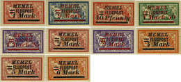 590598 HINGED MEMEL 1922 ADMINISTRACION FRANCESA - Used Stamps