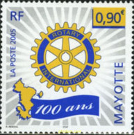 185707 MNH MAYOTTE 2005 CENTENARIO DEL ROTARY CLUB INTERNACIONAL - Other & Unclassified