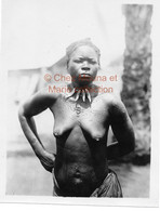 COTE D IVOIRE - ETHNIE EBRIE FEMME NUE SCARIFICATION - PHOTO 20*15.5 Cm AOF AFRIQUE - Afrique