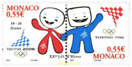 190990 MNH MONACO 2006 20 JUEGOS OLIMPICOS INVIERNO TURIN 2006 - Sonstige & Ohne Zuordnung