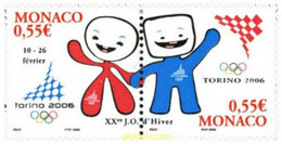 190990 MNH MONACO 2006 20 JUEGOS OLIMPICOS INVIERNO TURIN 2006 - Winter 2006: Turin