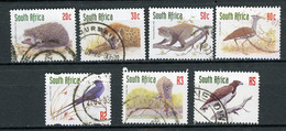 AFRIQUE DU SUD : FAUNE  - N° Yvert 1013/1019 Obli. - Usati