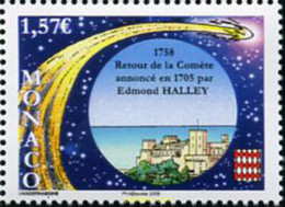 210756 MNH MONACO 2008 REGRESO DEL COMETA HALLEY - Otros & Sin Clasificación