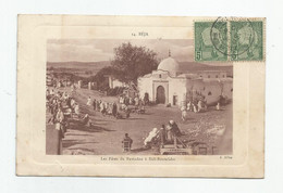 Tunisie Béja Les Fetes Du Ramadan A Sidi Boutefaha Cachet Regence 1910 - Tunesien