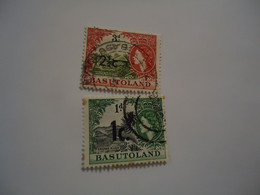 BASUTOLAND  USED STAMPS  2 OVERPRINT    WITH POSTMARK - Other & Unclassified