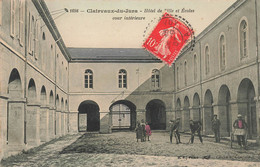 Clairvaux Du Jura * 1907 * écoles Et Hôtel De Ville , Cour Intérieure * Groupse Scolaire école - Autres & Non Classés