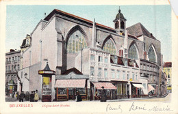 BELGIQUE - Bruxelles -  L'église Saint-Nicolas - Bijouterie - Carte Postale Ancienne - Autres & Non Classés