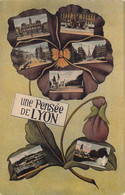 FRANCE - 69 - LYON - Une Pensée De - Multivue - Carte Postale Ancienne - Otros & Sin Clasificación