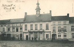 Belgique - Renaix - Hôtel De Ville - Edit. Alfred De Bo - Animé - Oblitéré Renaix 1904 - Carte Postale Ancienne - Renaix - Ronse