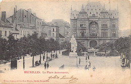BELGIQUE - Bruxelles - La Place Anneessens - Edit : Cohn-Donnay Et Cie - Carte Postale Ancienne - Autres & Non Classés