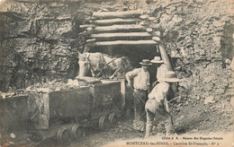 Montceau Les Mines * Carrière St François * Chariot Mine Mines Mineurs Cheval Puits Fosse - Montceau Les Mines