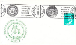 Espagne-Granada-16/09/1983-XI Congrès National Des Activités De Flamenco - Maschinenstempel (EMA)