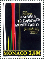 250980 MNH MONACO 2010 50 ANIVERSARIO DEL FESTIVAL DE TELEVISION DE MONTECARLO - Altri & Non Classificati