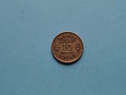 10 Francs ( 1371 ) 1951 ( Zie/voir SCANS Voor Detail ) Maroc ! - Maroc