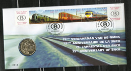 Année 2001 : 2993-2995 - Numisletter : 75ème Anniversaire De La SNCB - Numisletter