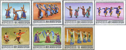 268288 MNH MONGOLIA 1977 DANZAS TRADICIONALES - Mongolie