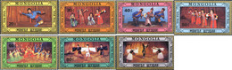 268321 MNH MONGOLIA 1987 DANZAS TRADICIONALES - Mongolie