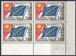 COIN DATE - SERVICE N°49 - 1f - CONSEIL DE L'EUROPE - 6-8-1976 - Cote 15€. - Officials