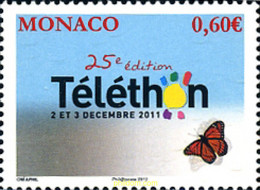 272872 MNH MONACO 2011 25 EDICION DE TELETHON - Andere & Zonder Classificatie