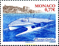 279104 MNH MONACO 2012 BARCO PLANET SOLAR - Otros & Sin Clasificación