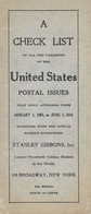 USA : A CHECK LIST Of..Varities Of The UNITED STATES Postal Issues 1901-1916 St.Gibbon - Manuales