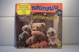 DISQUE  VINYLE - 45 Tours -  NOUNOURS  Et Les MARMOTTES   - ( Pas De Reflet Sur L'original ) - Niños