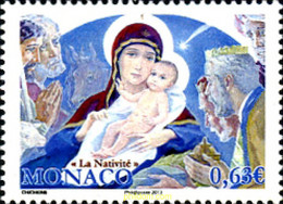 314035 MNH MONACO 2013 NAVIDAD - Altri & Non Classificati