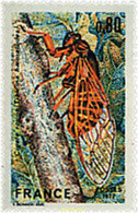 65669 MNH FRANCIA 1977 INSECTOS - Araignées