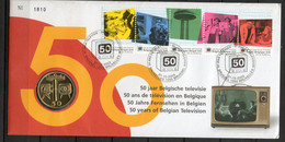 Année 2003 : 3213-3217 - Numisletter : 50 Ans De Télévision En Belgique - Numisletter