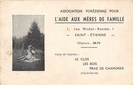 74-CHAMONIX-L'AIDE AUX MERES DE FAMILLE 1 RUE MICHEL RONDET ST-ETIENNE-CAMP DE VACANCES LE CLOZ LES BOIS PRAZ DE CHAMONI - Chamonix-Mont-Blanc