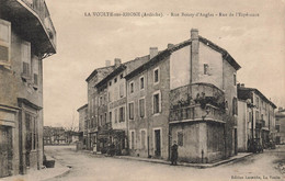 La Voulte Sur Rhône * Rue Boissy D'anglas , Rue De L'espérance * Café BATTANDIER * Villageois - La Voulte-sur-Rhône