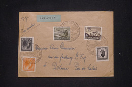 LUXEMBOURG - Enveloppe Du 1er Vol Postal Luxembourg /Bruxelles En 1946 Pour La France - L 141530 - Storia Postale