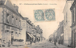 45-CHATEAUNEUF-SUR-LOIRE- GRANDE RUE - Other & Unclassified