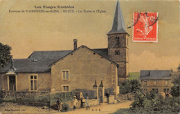 88-RUAUX- ENVIRONS DE PLOMBIERES-LES-BAINS- LES ECOLES ET L'EGLISE - Autres & Non Classés