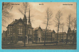 * Melle (Oost Vlaanderen) * (Epouse Vanden Berghe) Asile Caritas, Gesticht Caritas, Façade, Old, Rare - Melle