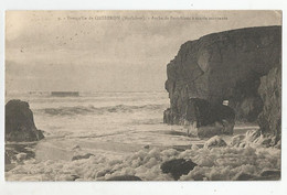 56 Morbihan Presqu'il De Quiberon Arche De Pont Blanc A Marée Montante 1924 Ed Launelongue - Quiberon