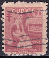 Cuba YT 34 Mi 36 Année 1957 (Used °) Mère Et Enfant - Beneficiencia (Sellos De)