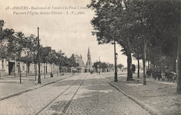 Angers * Le Boulevard De Laval Et La Place Lionnaise * Vue Vers L'église Ste Thérèse - Angers