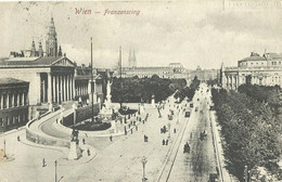 AK AT WIEN 1903 Strassenbahn - Belvédère