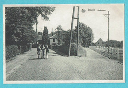 * Deurle - Sint Martens Latem (Oost Vlaanderen) * (Nels, Uitg A. Claerhout) Kerkstraat, Rue De L'église, Animée, Vélo - Sint-Martens-Latem