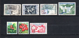 Nueva Caledonia   1955-58  .-  Y&T  Nº   284/286-287-288/289-290 - Usati